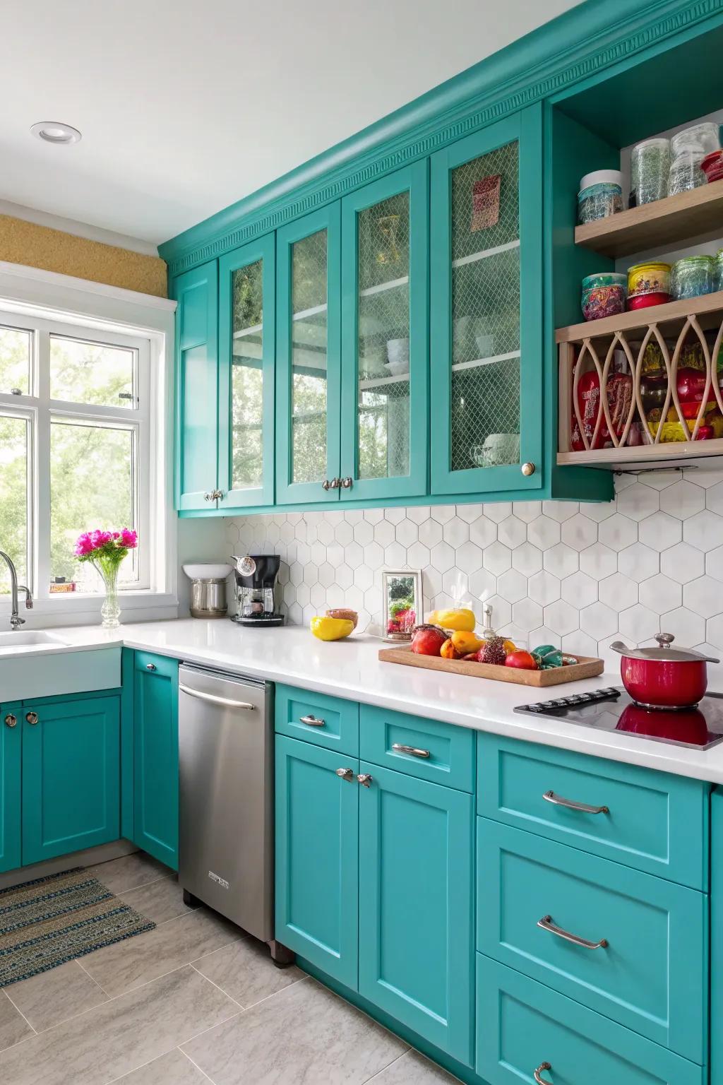 Painted finishes offer a vibrant and customizable look for your kitchen.