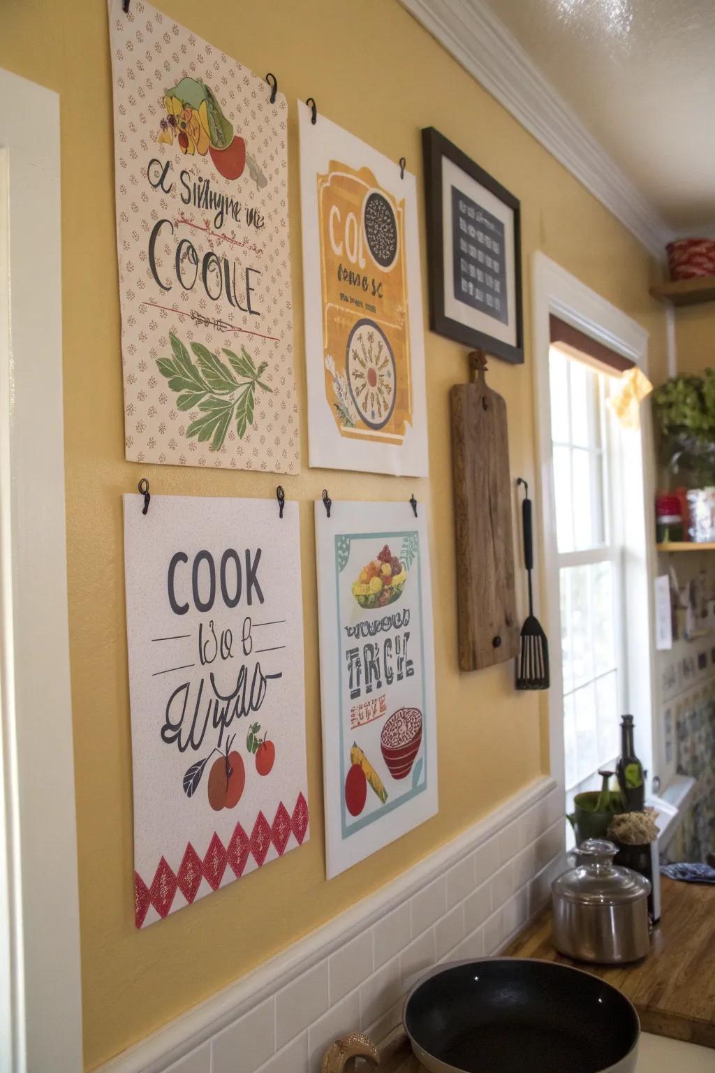 Inspirational quotes to add warmth and motivation to your kitchen.