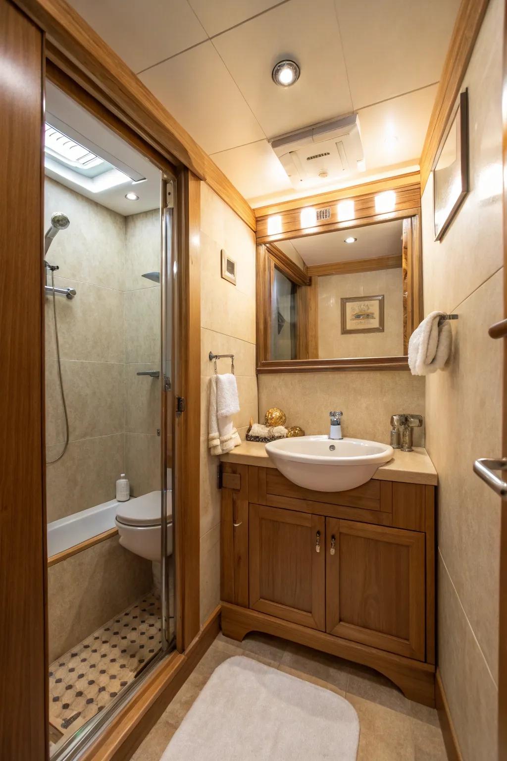 Neutral beige provides a warm and inviting atmosphere.