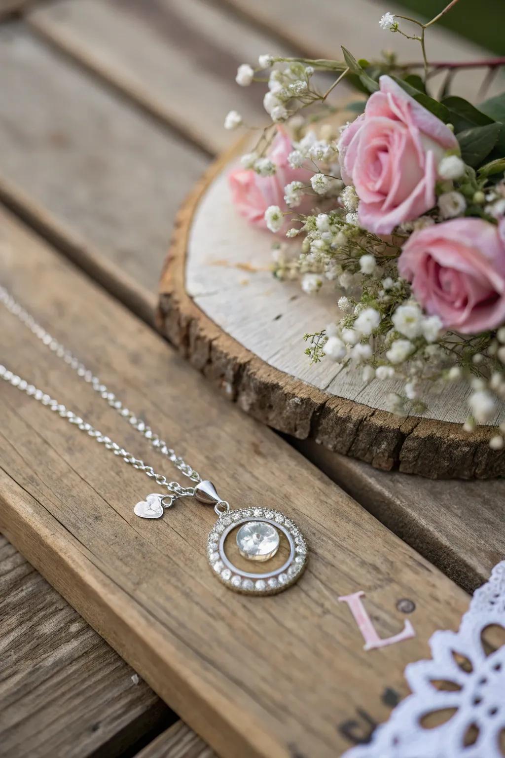 Jewelry with a personal touch is always in style.