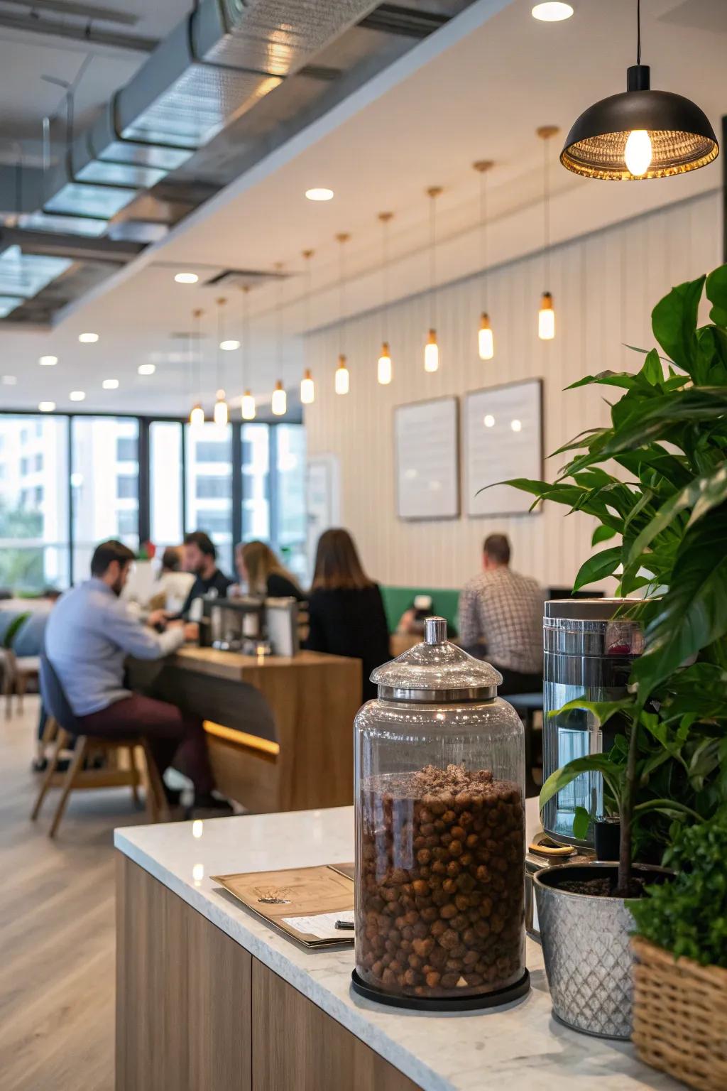 A conversation jar sparks meaningful interactions at your coffee bar.