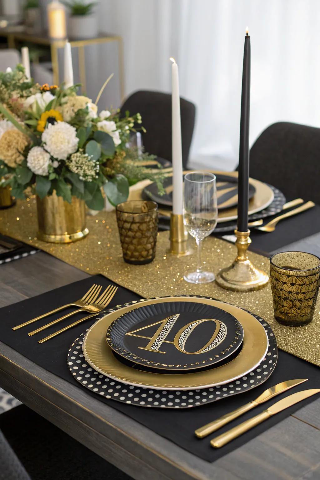 A luxurious color palette for an unforgettable celebration.