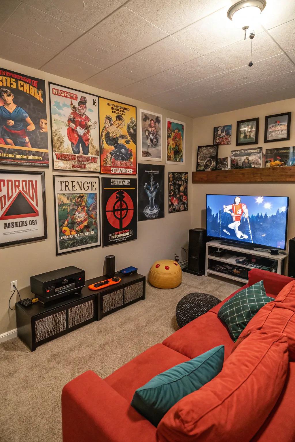 Themed decor can add a personal touch to your game room, making it uniquely yours.