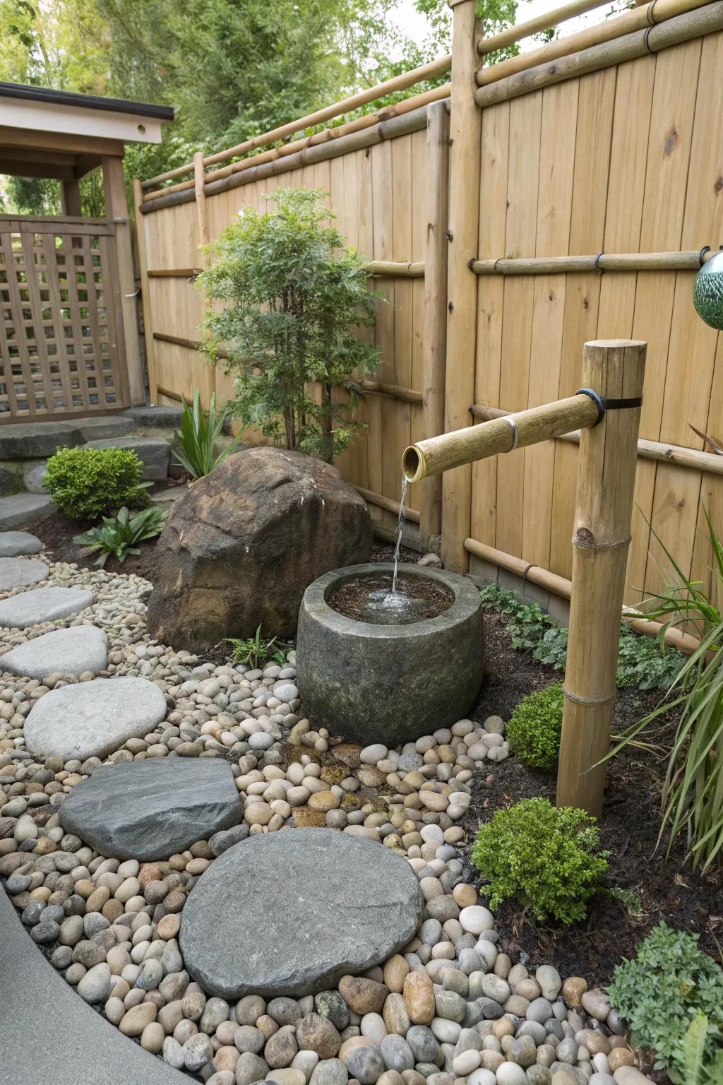 A serene Japanese rock garden for peaceful contemplation.