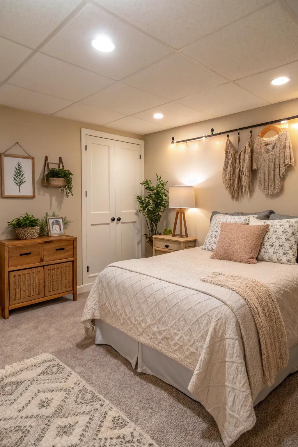 A light color palette can make even the most enclosed spaces feel expansive.