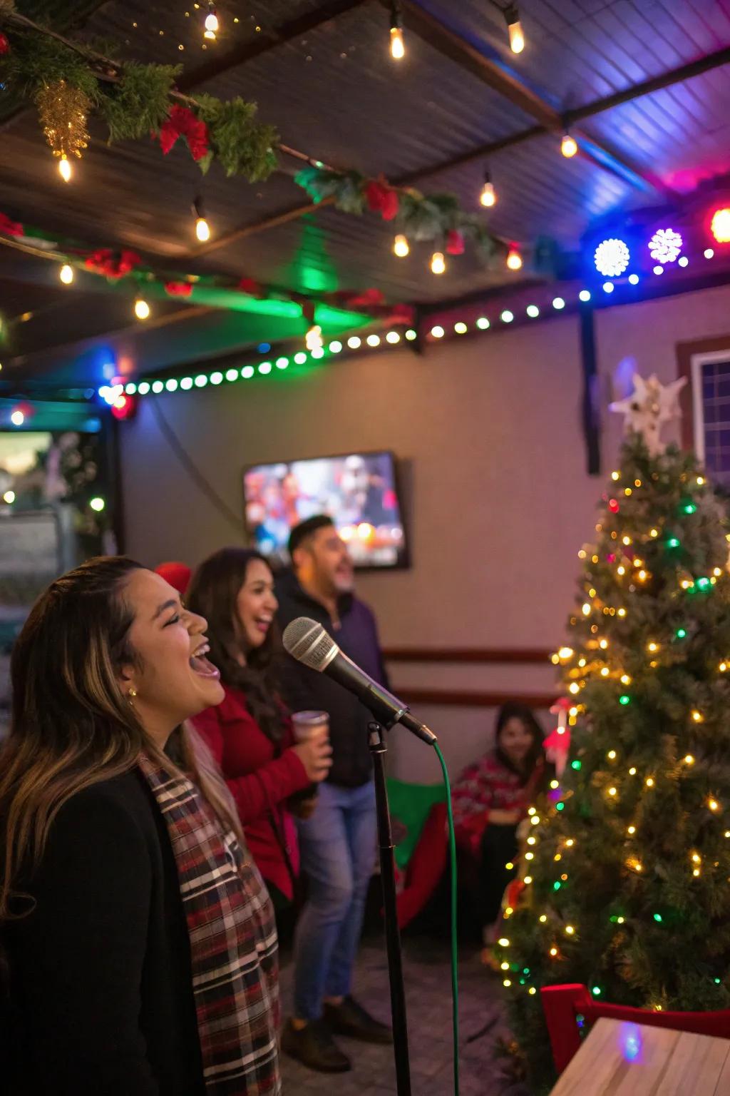 A fun-filled Christmas karaoke competition, guaranteed to bring laughs and joy.