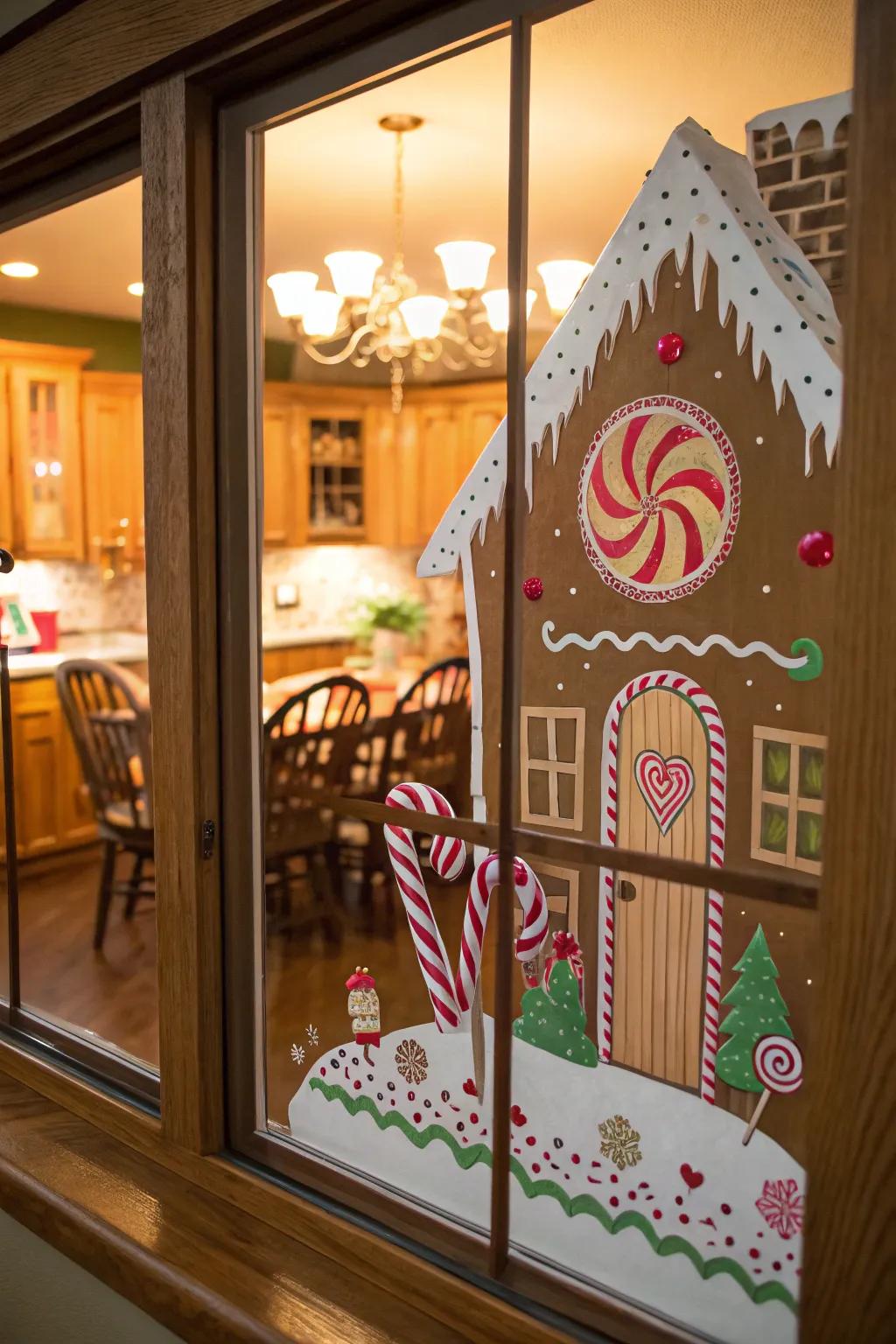 Sweeten your holiday décor with gingerbread and candy canes.