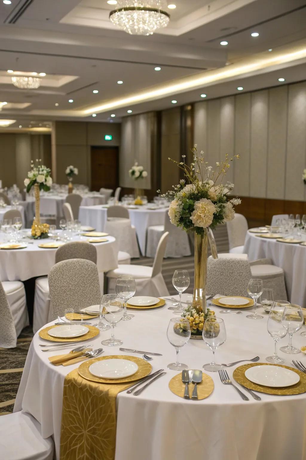 Sophisticated table settings for a classy celebration