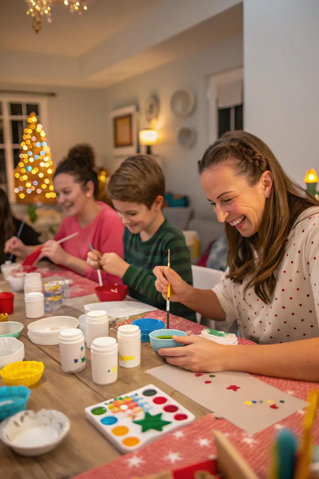 Create custom ornaments for a personal touch on your Christmas tree.