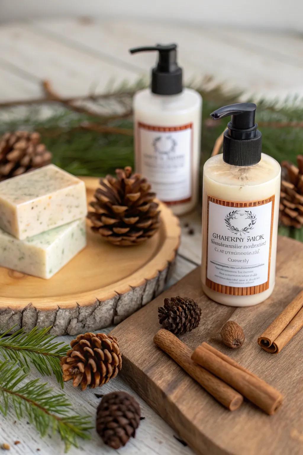 Holiday-scented hand soaps for a festive aroma