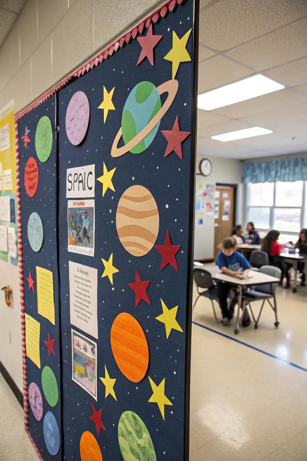 A cosmic bulletin board that takes learning out of this world