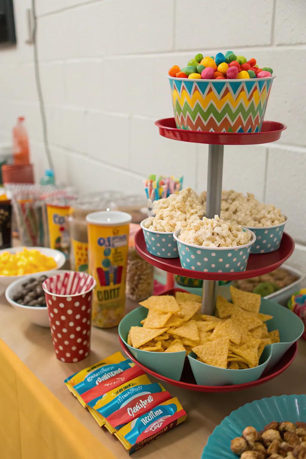 Treat your guests to a delightful snack bar experience.