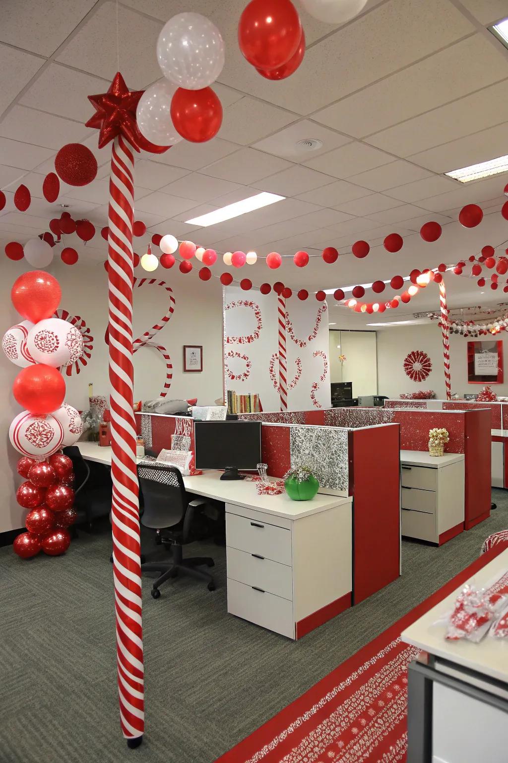 Embrace the classic red and white theme.