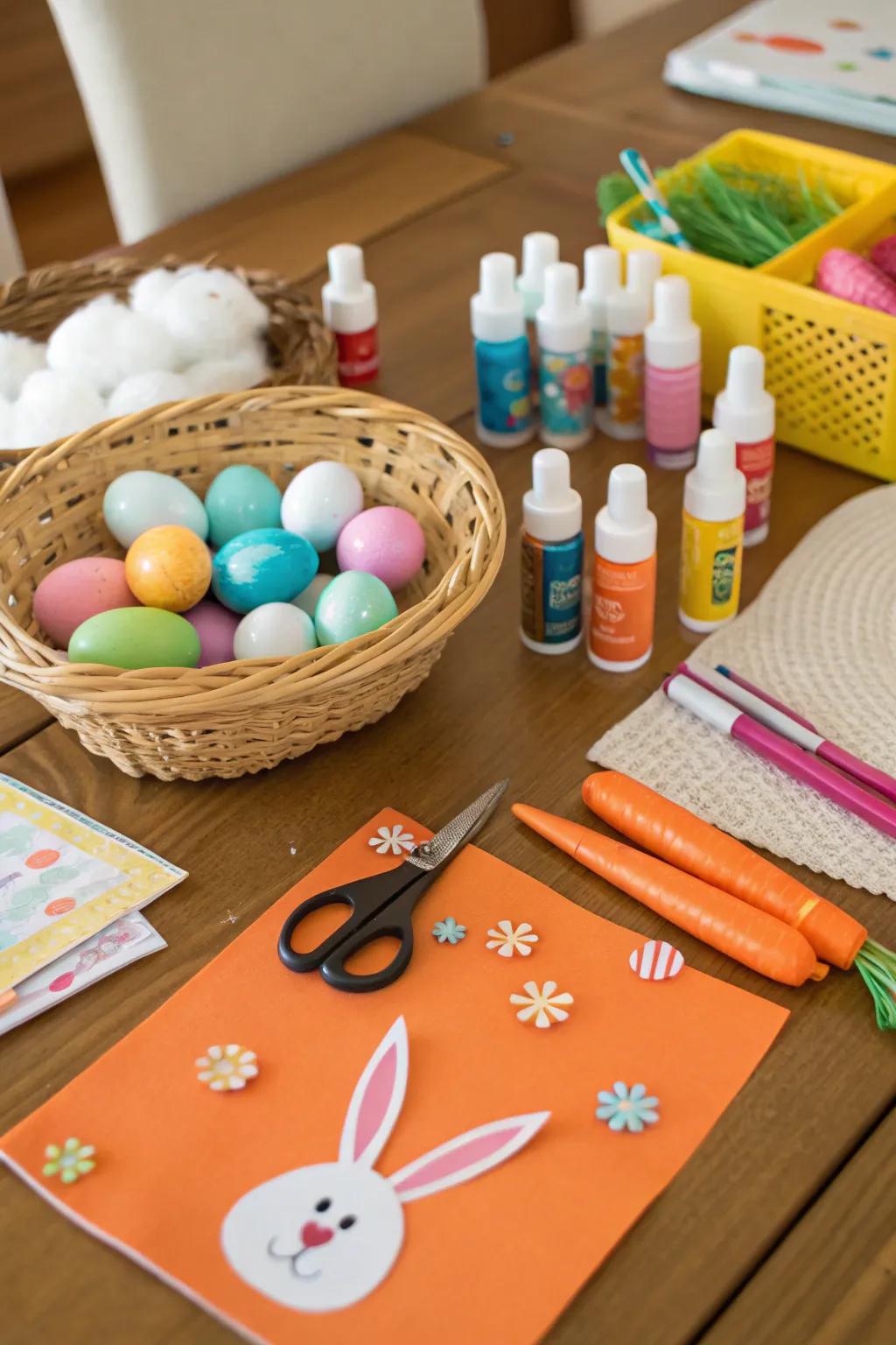 Get crafty with bunny and carrot-themed DIY projects.