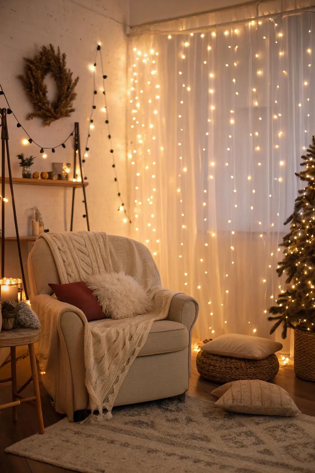 Fairy lights add a magical touch to any setting.