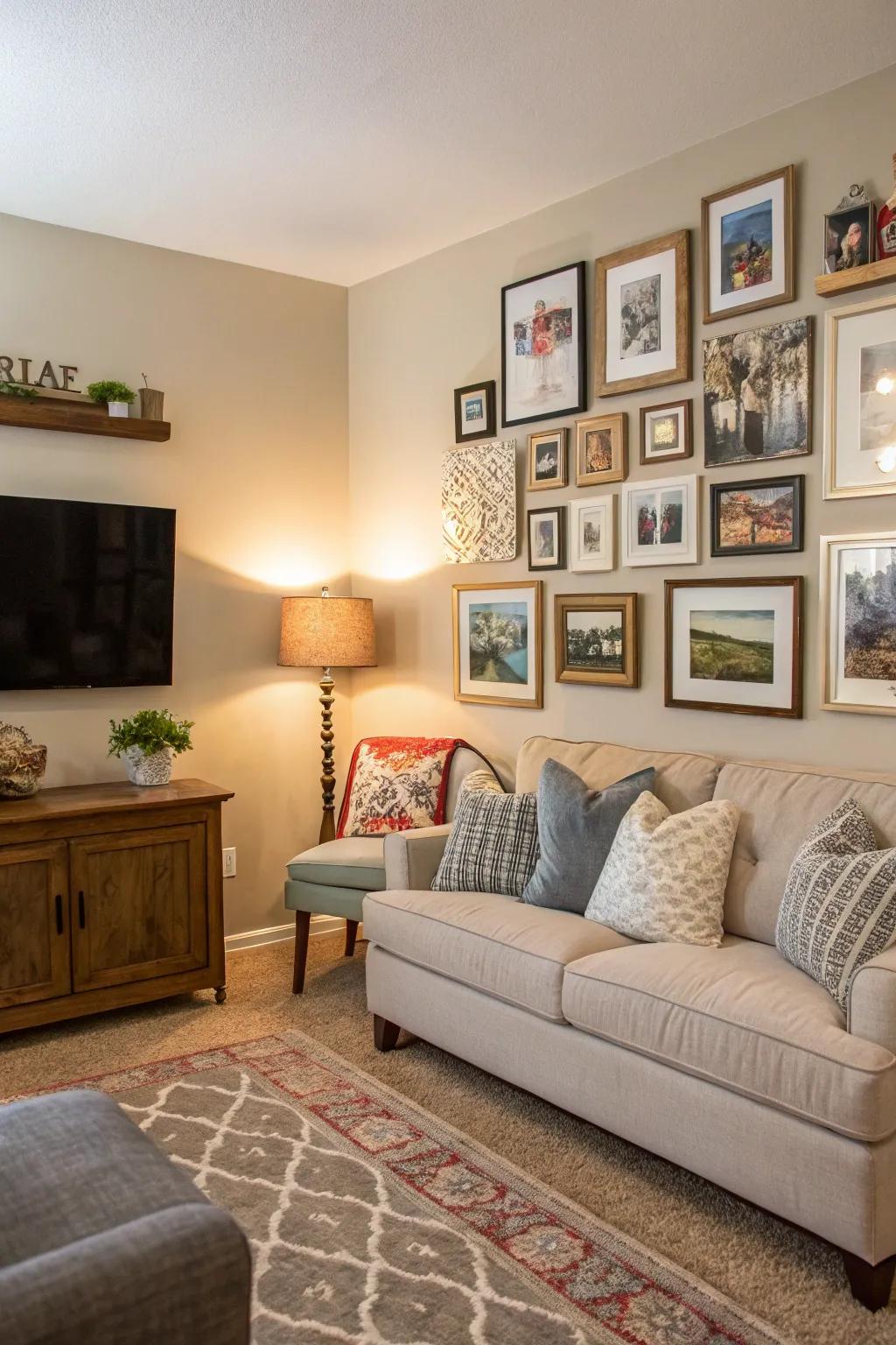 Gallery walls tell your personal story