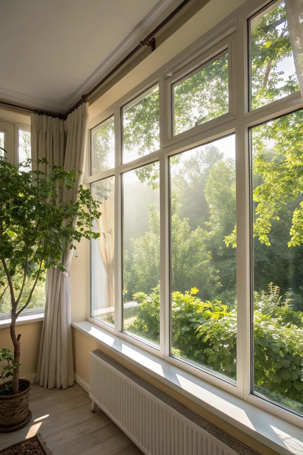 Window film offers invisible insulation.