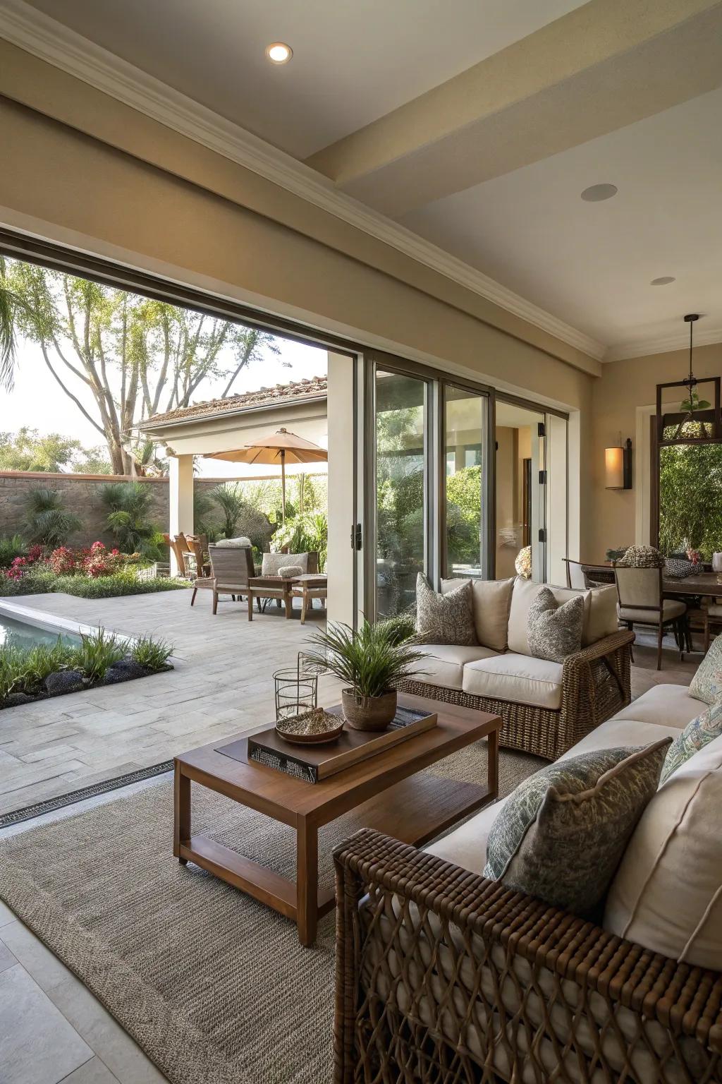 Unified decor for a seamless indoor-outdoor flow.