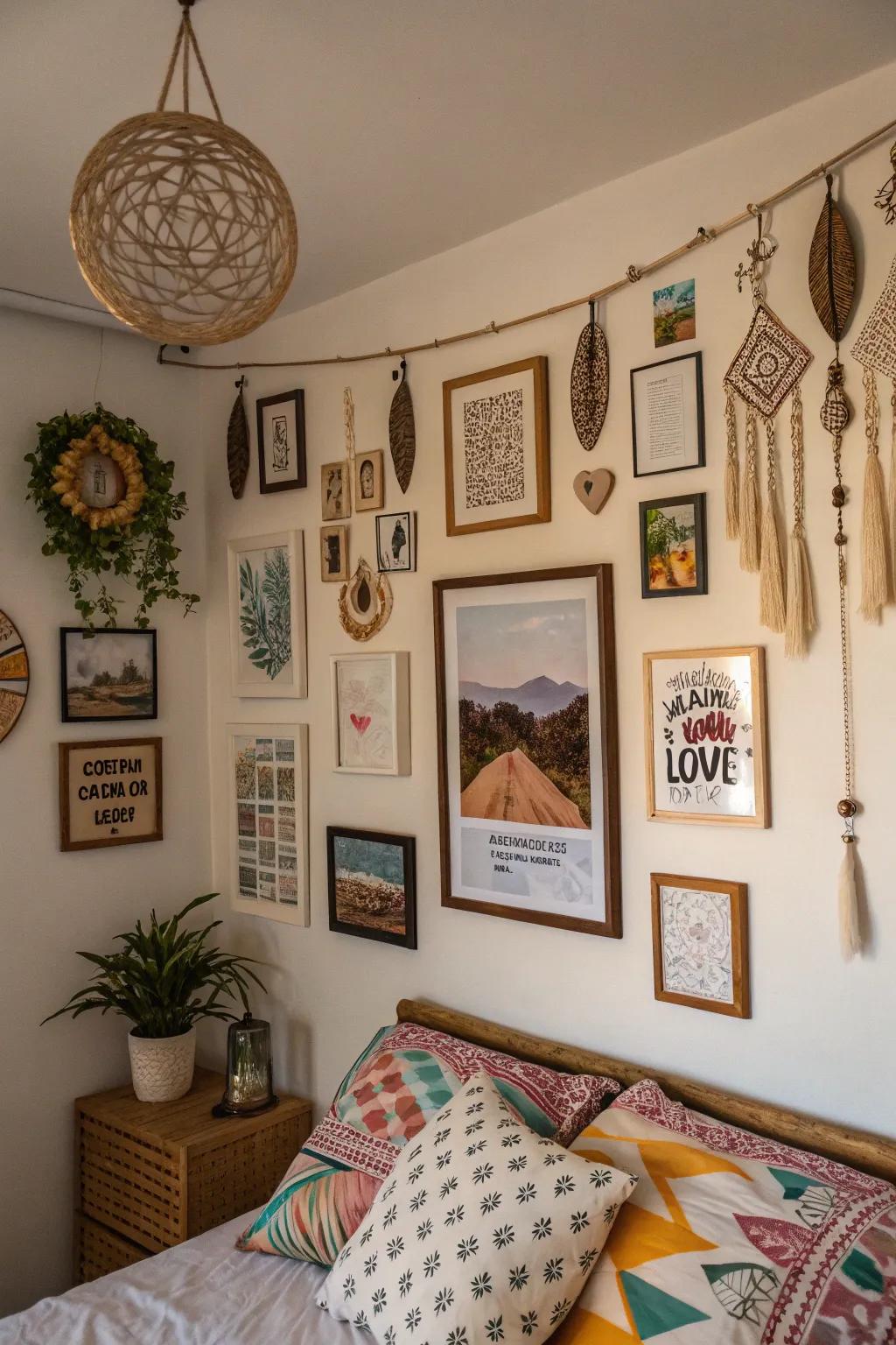 Personal touches in decor make a bedroom uniquely yours.
