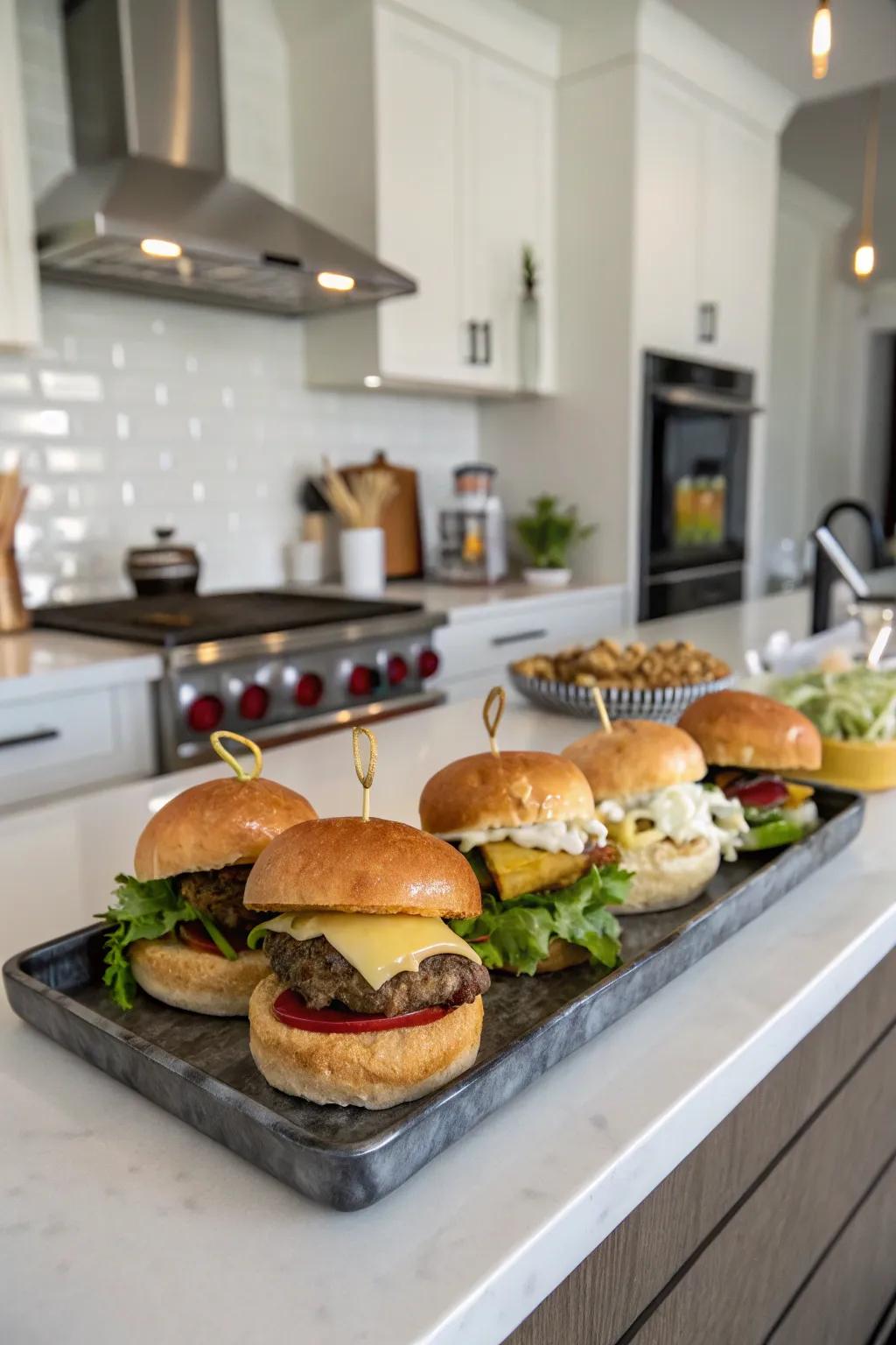 A DIY mini slider station that's both fun and delicious.