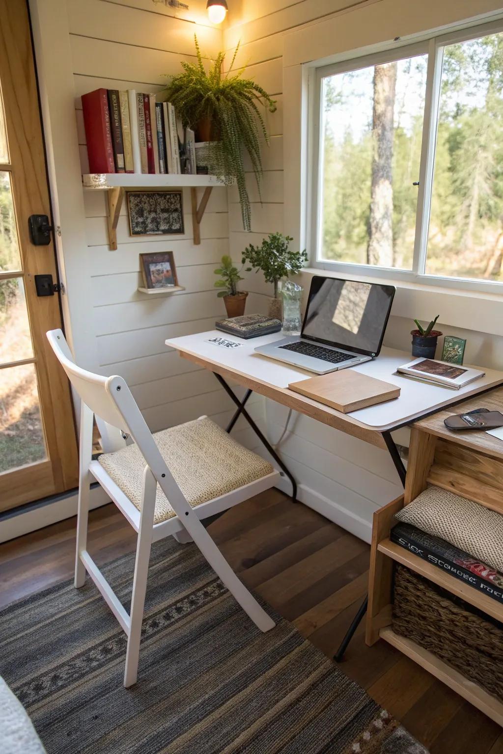 Foldable desks transform your office space, offering flexibility and saving space.