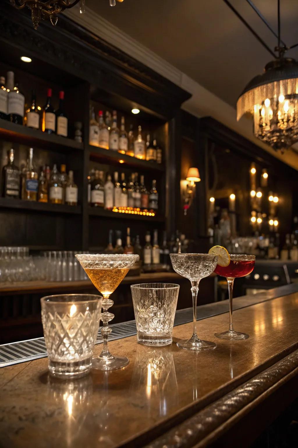 Classic cocktails will keep your guests refreshed and in high spirits.