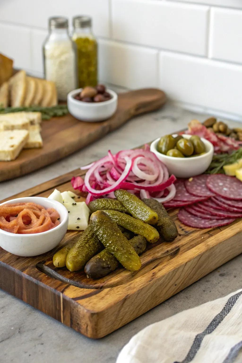 Pickles add a tangy twist to your BBQ spread