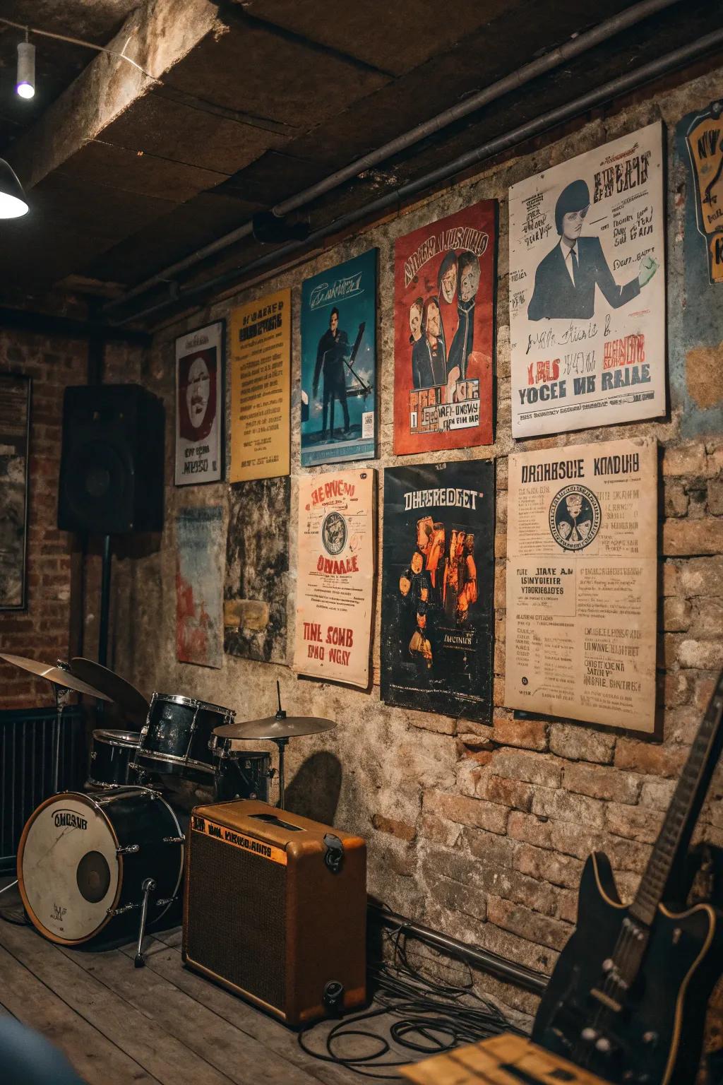 Band posters bring music history and style to your room.