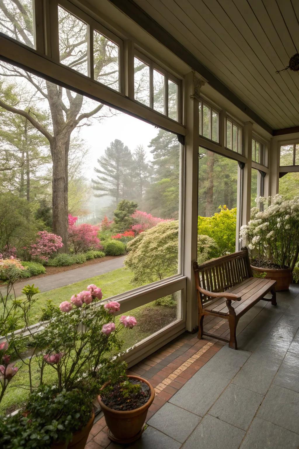 Maximized views make the outdoor beauty a part of your home.