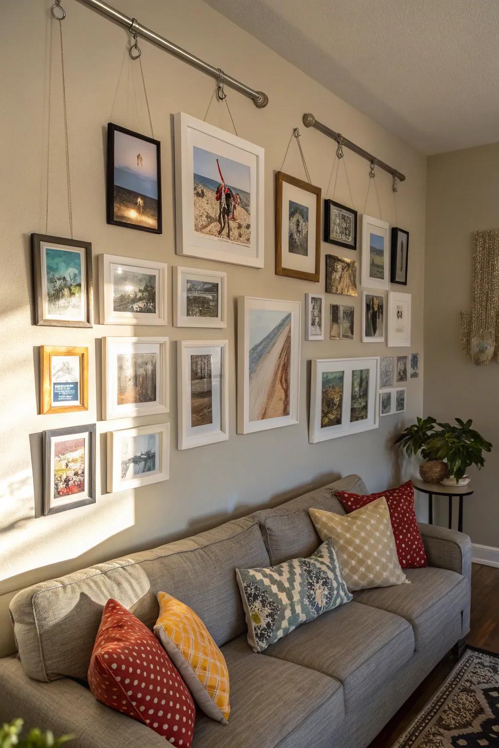 Create a stunning gallery wall without permanent damage.