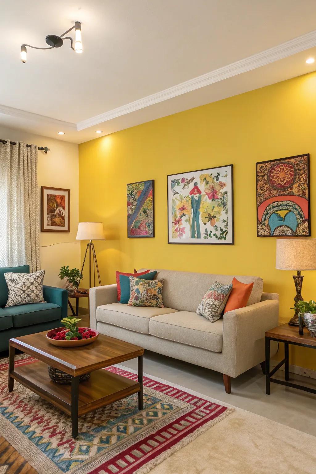 A splash of color transforms a space instantly.