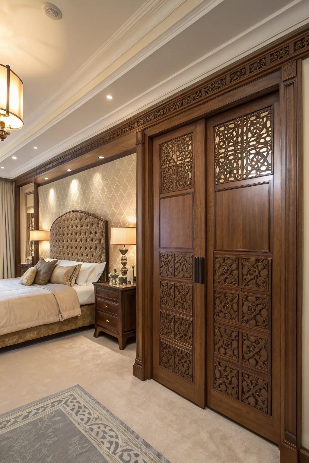 Timeless elegance with classic paneled doors.