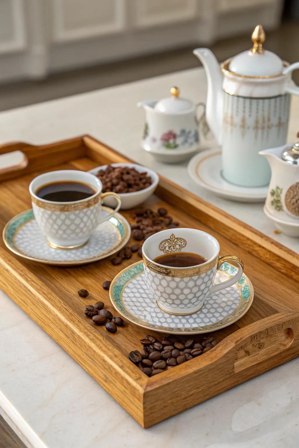 A delightful selection for her morning ritual.