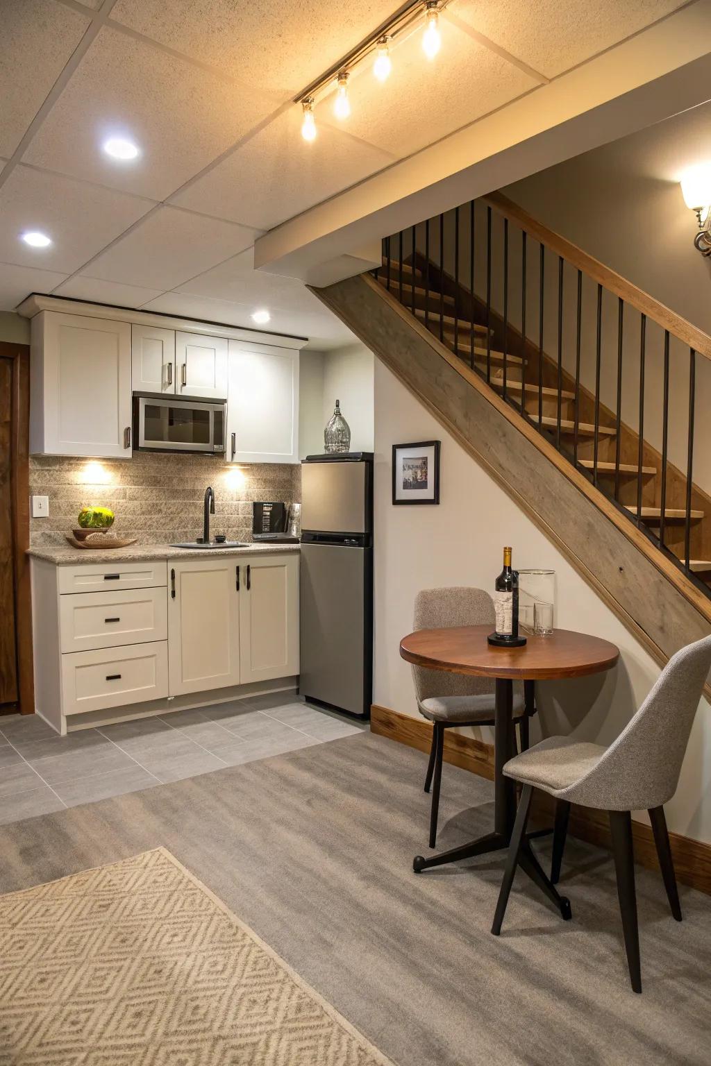 Utilizing under-stair space can add unexpected functionality to your home.