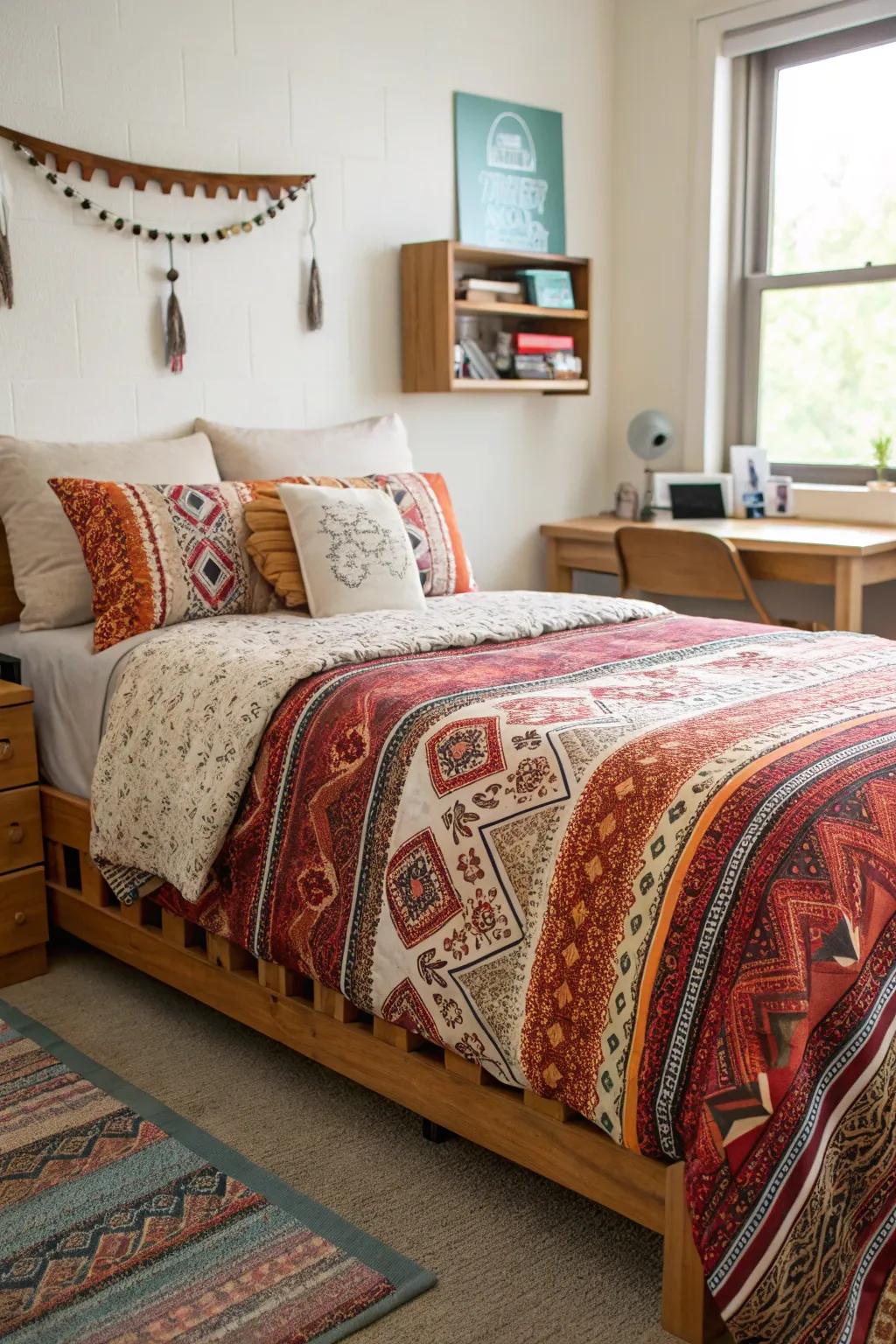 Layered bedding for ultimate comfort