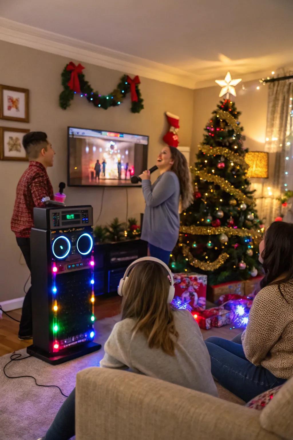 Sing your heart out at a Christmas Karaoke Night.