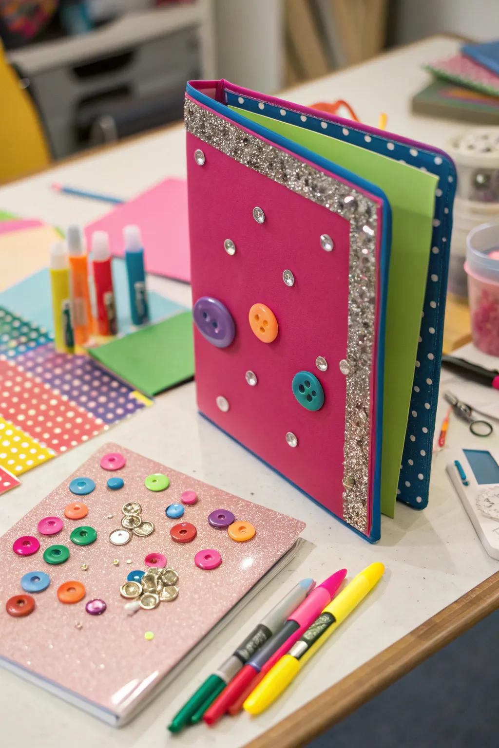 Make your folders pop with eye-catching 3D decorations.