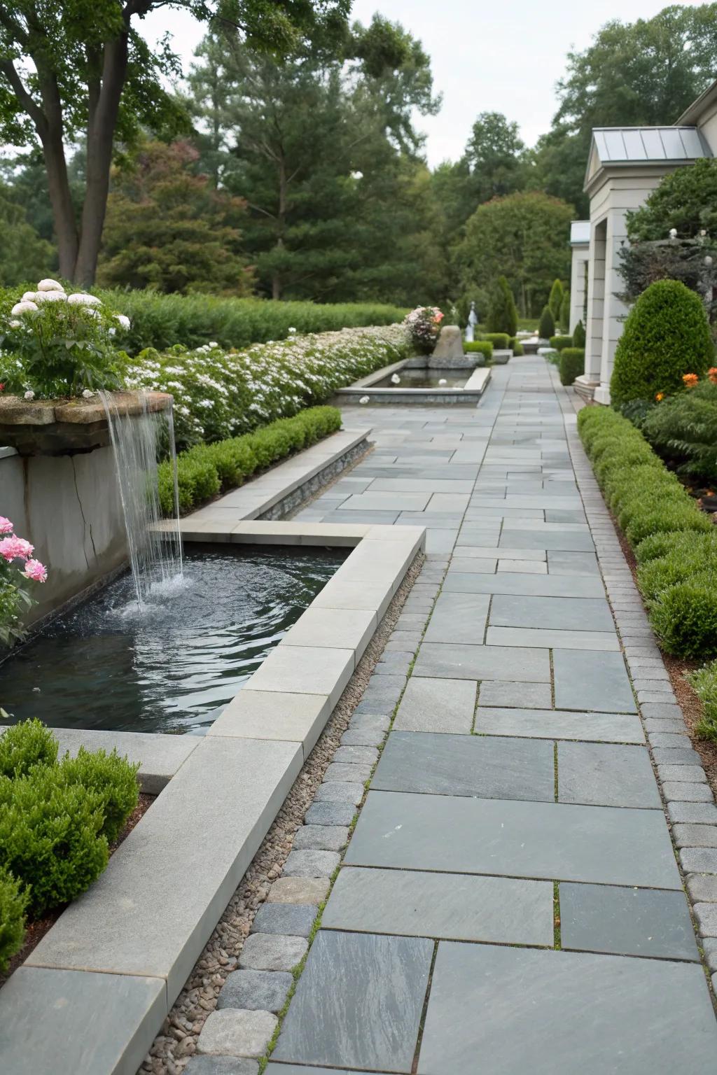 Bluestone pavers add elegance and sophistication to your landscape.