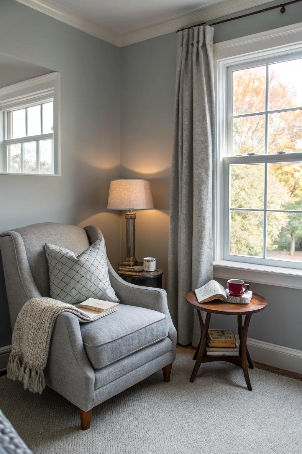 A cozy nook for moments of relaxation and escape.