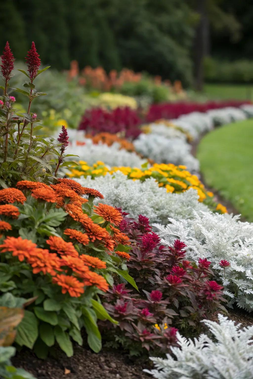 Contrasting textures creating harmony in the garden.