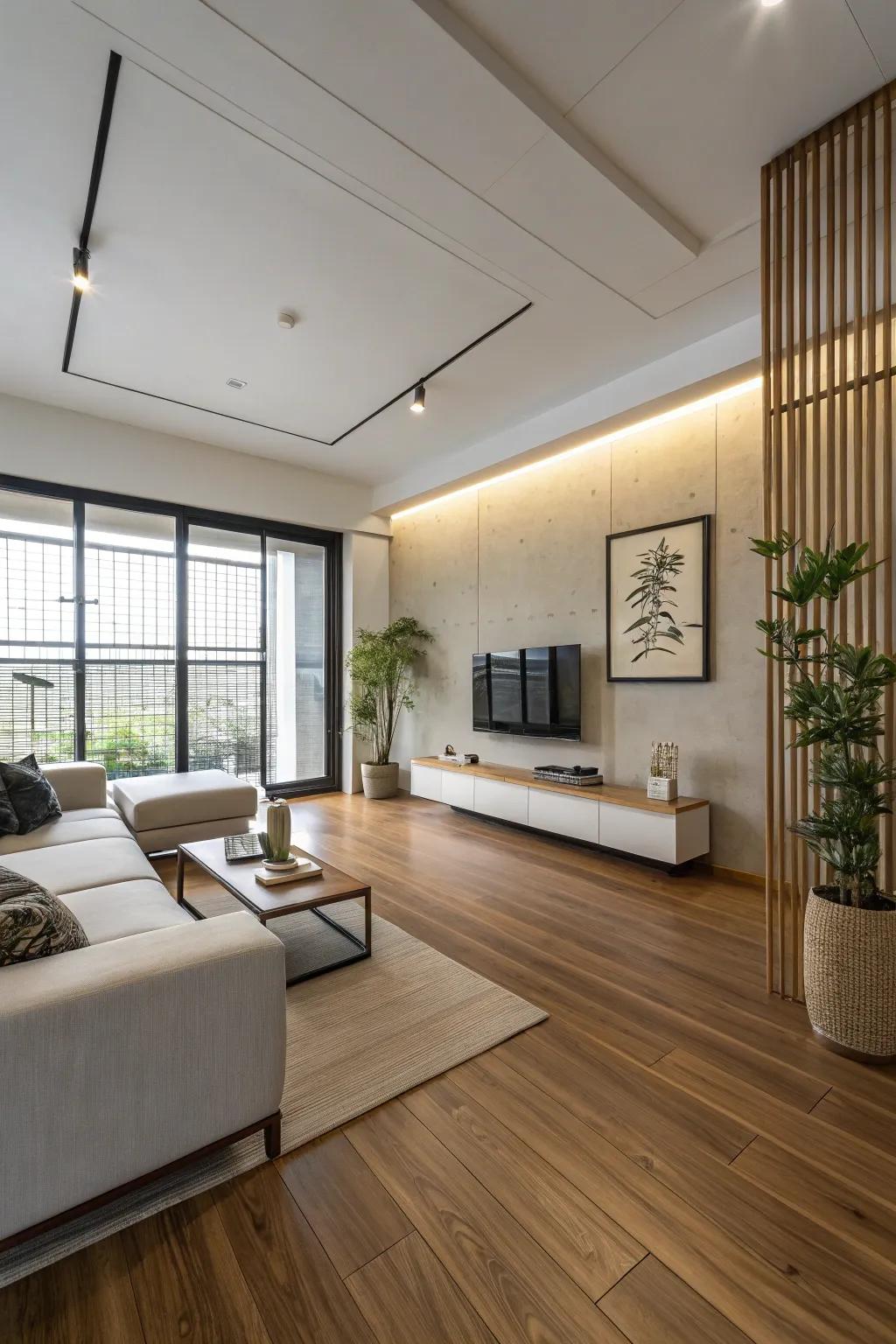 Bamboo flooring offers a sustainable and stylish option for modern homes.