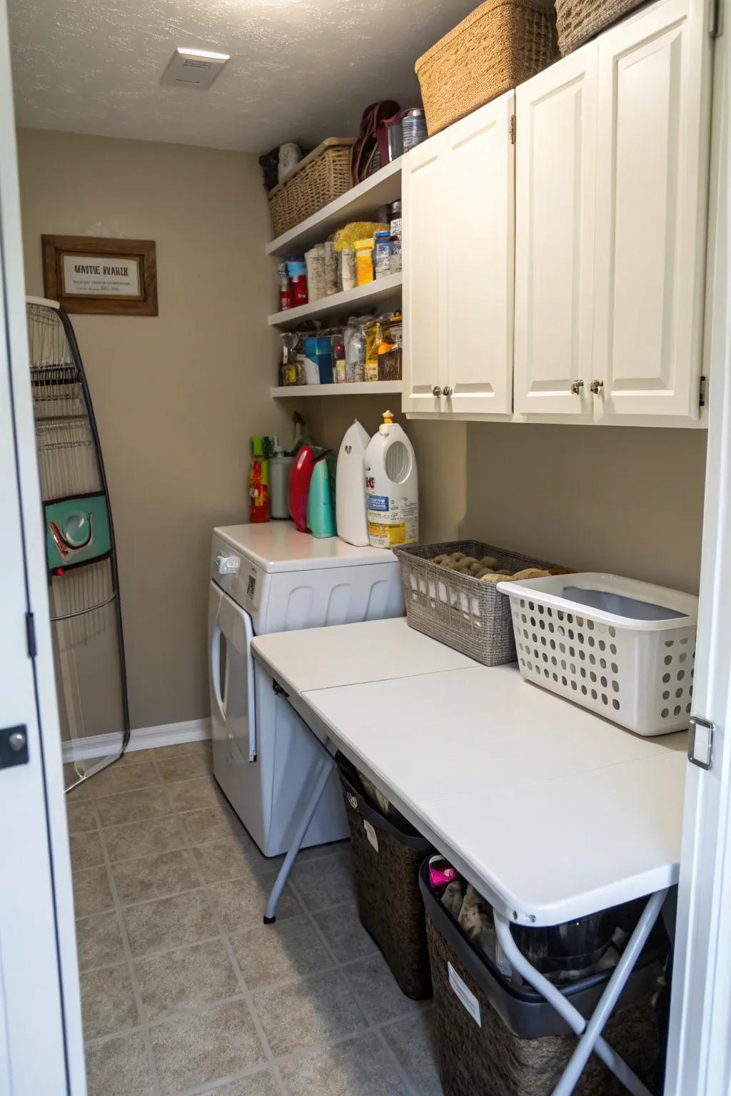 Multi-functional furniture helps make the most of limited space.