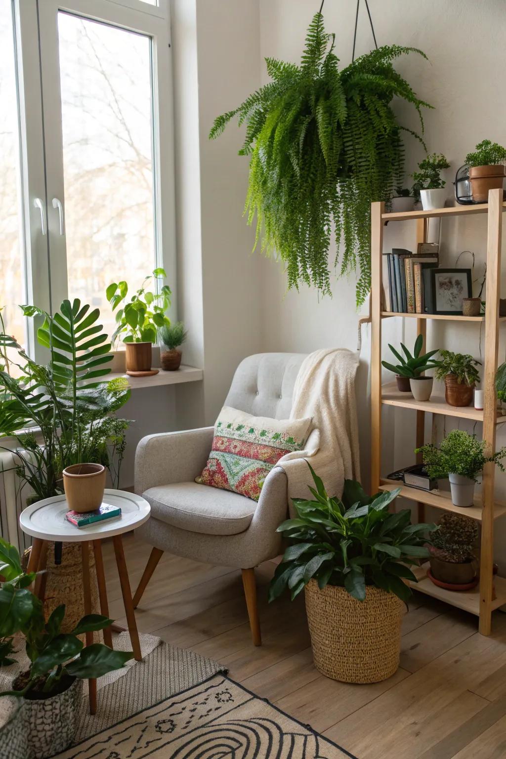 Plants breathe life into your living space.