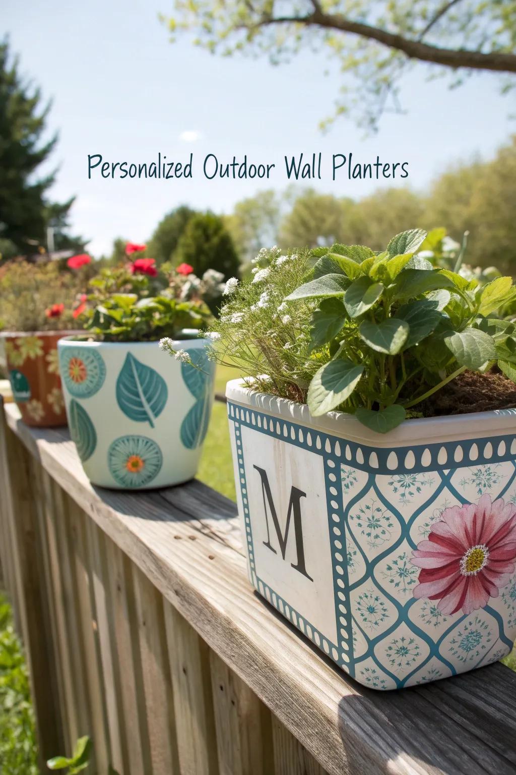 Express yourself with personalized plant displays.