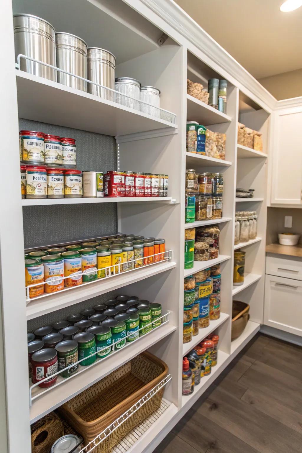 Fit your pantry perfectly with modular systems.