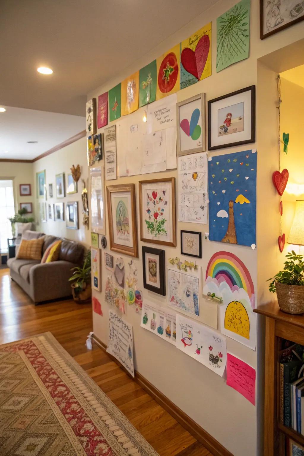 Transform your home into a vibrant gallery of your kids' masterpieces.