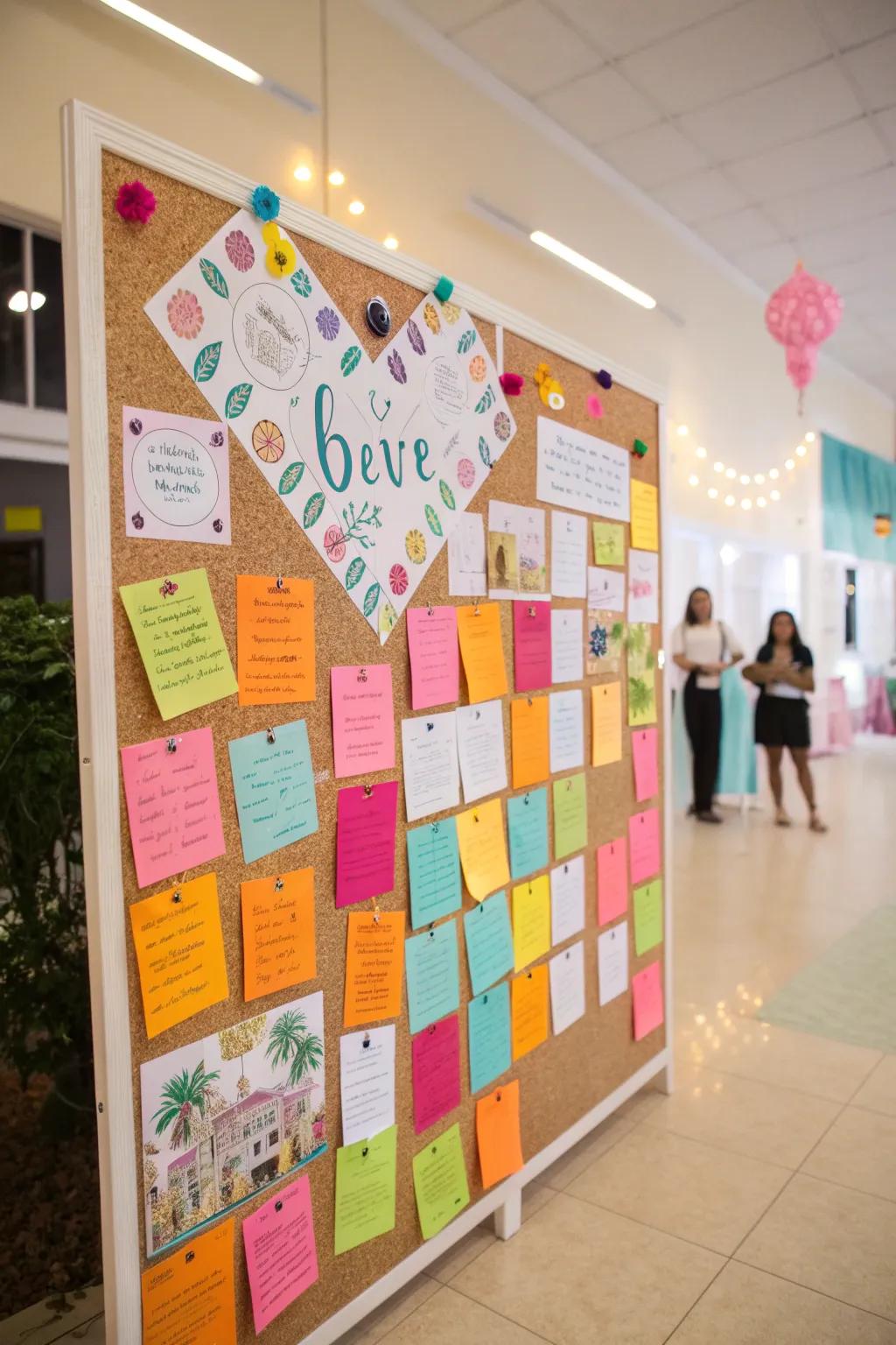 A board with positive affirmations to inspire toddlers.