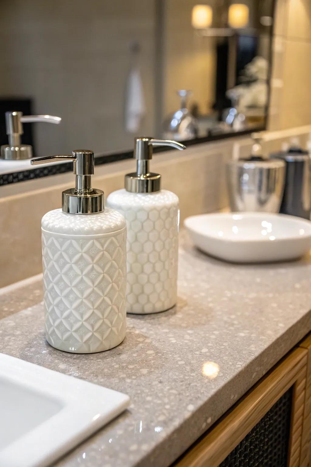 Function meets style with elegant dispensers.