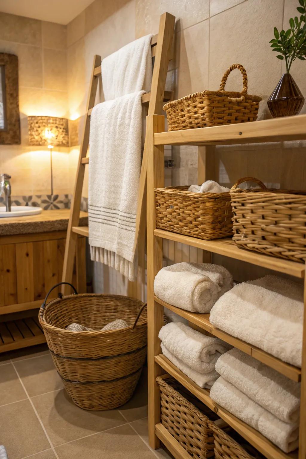 Cozy accessories bring warmth and comfort to your bathroom.