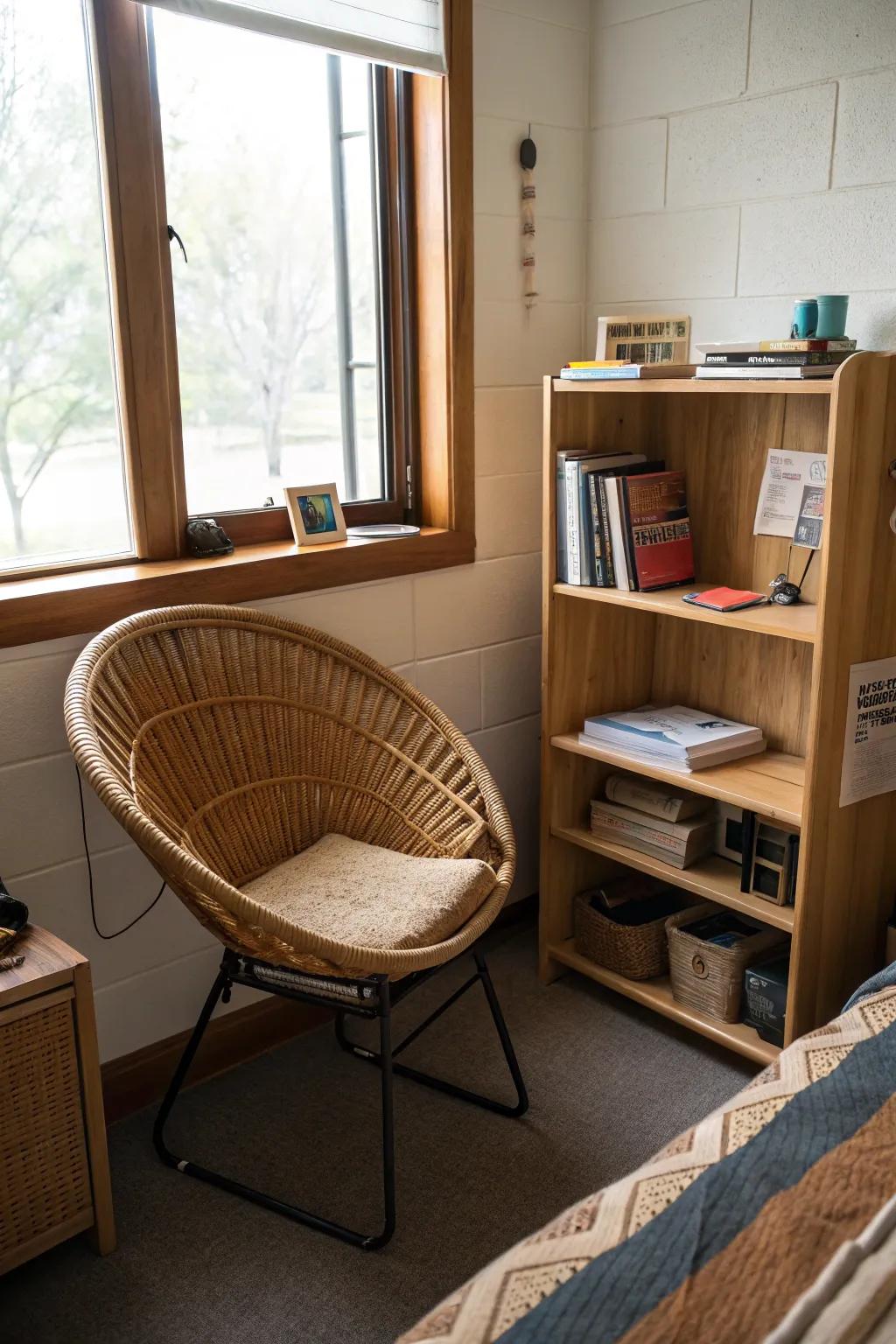Natural materials add warmth and texture